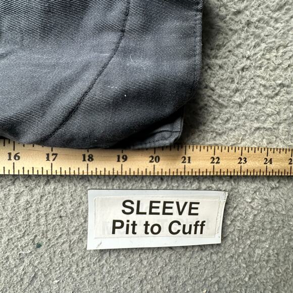 Vintage Madewell Mechanic Workwear Quilt Lined Coverall 36-38 x30 Large Gray Red - Picture 5 of 16